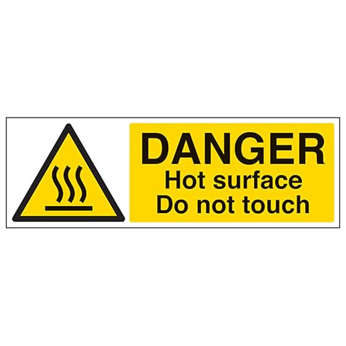 V Safety Danger Hot Surface Do Not Touch - Landscape 450 x... - Home & Kitchen Amazon UK à 2.85€
