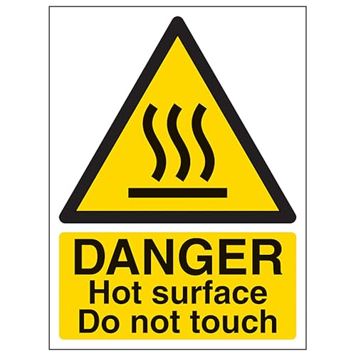 V Safety Danger Hot Surface Do Not Touch - Portrait 150 x... - Home & Kitchen Amazon UK à 2.40€