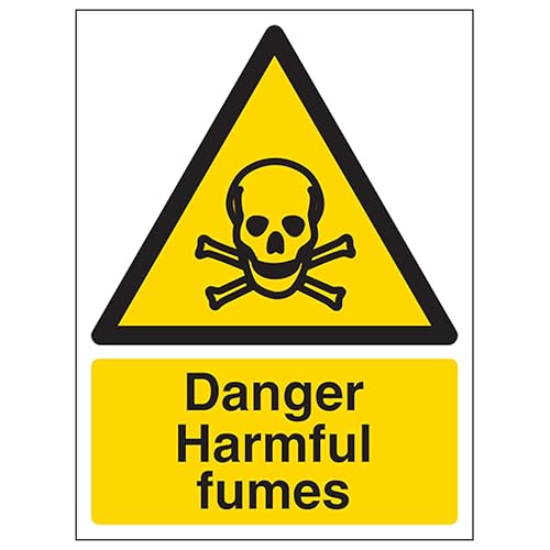 V Safety Danger Harmful Fumes - Portrait 150 x 200 mm... - Maison & Cuisine Amazon Royaume-Uni à 2.40€