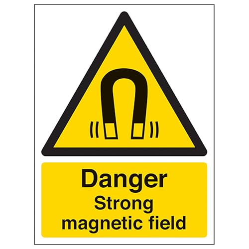 V Safety Danger Strong Magnetic Field - Portrait 150 x 200... - Home & Kitchen Amazon UK à 2.96€