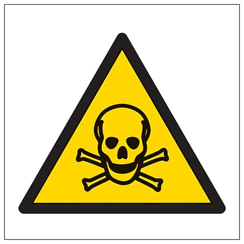 V Safety Warning Poison Symbol 100 x 100 mm - Glow In The... - Maison & Cuisine Amazon Royaume-Uni à 1.31€