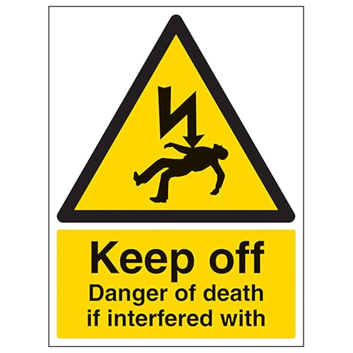 V Safety Keep Off Danger Of Death If Interfered With... - Maison & Cuisine Amazon Royaume-Uni à 2.13€