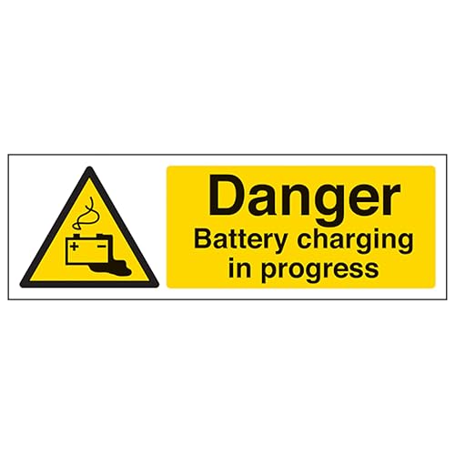V Safety Danger Battery Charging In Progress - Landscape... - Maison & Cuisine en promo à 3.26€