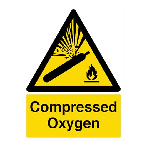 V Safety Compressed Oxygen - Portrait 150 x 200 mm - Self... - Home & Kitchen Amazon UK à 1.75€