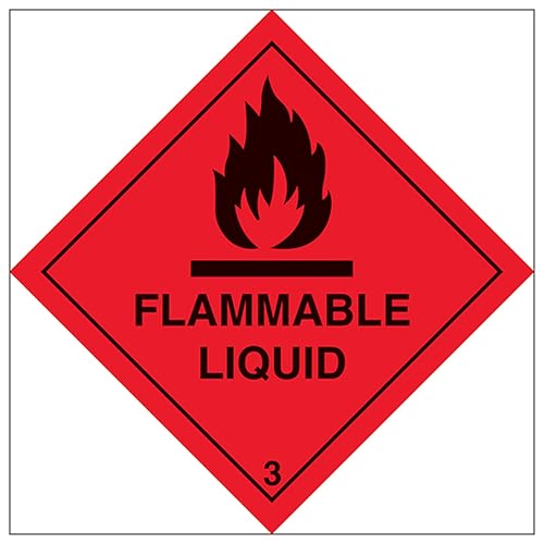 V Safety Flammable Liquid 100 x 100 mm - 1mm Rigid Plastic... - Home & Kitchen Amazon UK à 1.00€