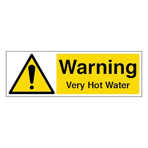 V Safety Warning Very Hot Water - Landscape 300 x 100 mm... - Maison & Cuisine Amazon Royaume-Uni à 1.99€