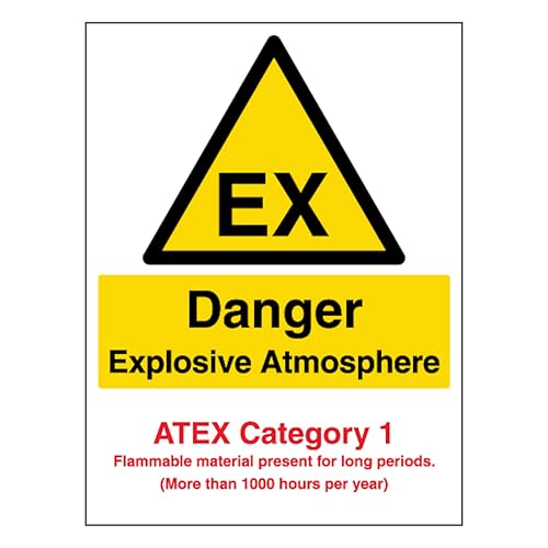 V Safety Danger Explosive Atmosphere - Atex Category 1... - Maison & Cuisine Amazon Royaume-Uni à 2.17€