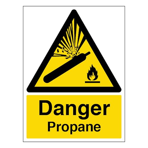 V Safety Danger Propane - Portrait 150 x 200 mm - Self... - Home & Kitchen Amazon UK à 1.83€
