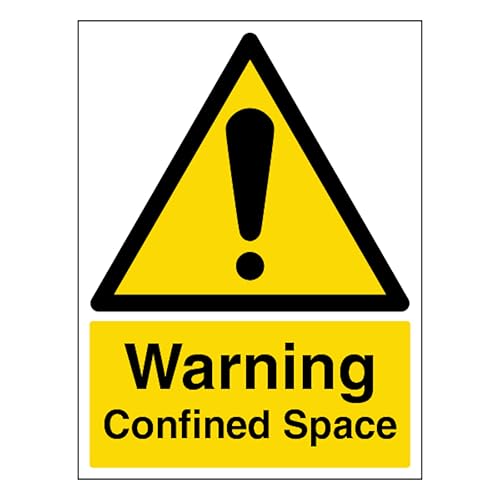 V Safety Warning Confined Space - Portrait 200 x 300 mm... - Home & Kitchen Amazon UK à 2.46€