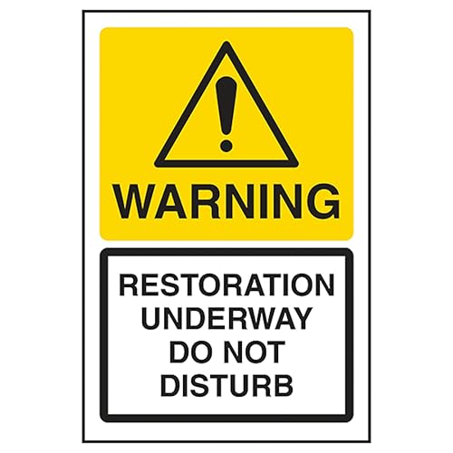 V Safety Warning Restoration Underway Do Not Disturb 200 x... - Maison & Cuisine Amazon Royaume-Uni à 2.33€