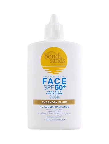 Bondi Sands Face Fluid - SPF 50+ Everyday - Hydratant... en promo à 13,92€ (-50%) sur Amazon FR
