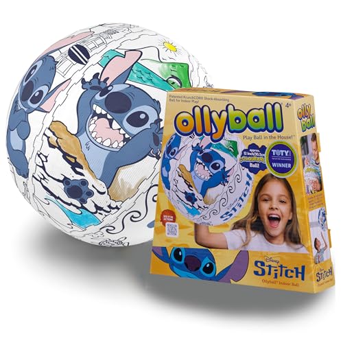 Ollyball, Disney Stitch, The Ultimate Indoor Play Ball for... - Jouets & Jeux Amazon Royaume-Uni à 5.00€