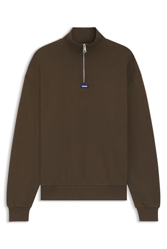 Hugo Neeler 10249110 01 Maglia di Tuta, Dark Brown 208, S... - Bon plan à 42.50€