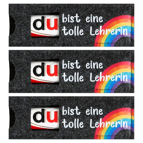 BOFUNX 3pcs Lehrerin Geschenk Dankeschön - Du bist eine... - High-Tech & Électronique en promo à 1.99€