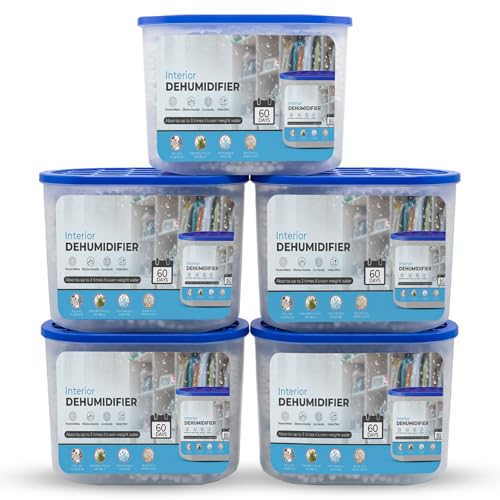 Roe Tenpo Dehumidifier, 500ml, Pack of 5, Moisture Absorber... - Sports & Fitness en promo à 6.99€