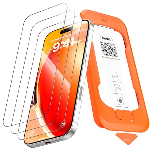 NEW'C 3 Stück Full Screen für iPhone 17, 17 Pro, iPhone 16... - Tech & Electronics Amazon Germany à 14.04€