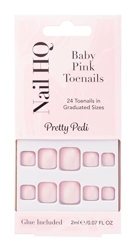 Nail HQ Baby Pink Toenails (24 Pieces) - Beauty & Fragrances Amazon Spain à 3.31€