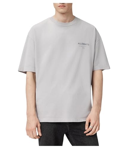 AllSaints Maglietta Future SS Uomo, Grigio Carbonio., L - Auto & Moto en promo à 24.56€
