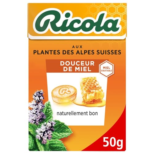 Ricola Bonbon Douceur de Miel, 50g - Épicerie Amazon France à 3.25€