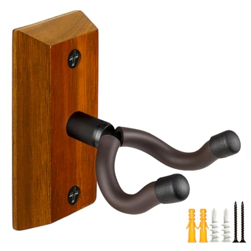 Guitar Wall Mount, Acacia Wood Guitar Hanger, U-Shaped... - Jouets & Jeux Amazon Espagne à 8.11€