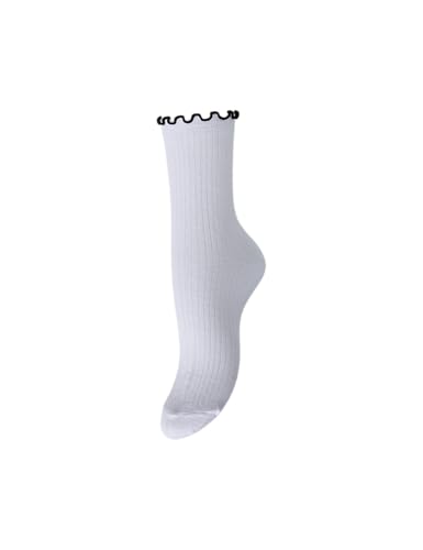 PIECES Pcafia Contrast Frill Chaussettes Noos, Blanc... - High-Tech & Électronique Amazon France à 5.69€
