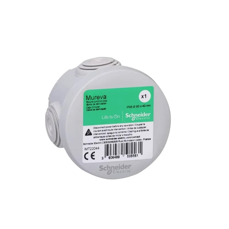 Schneider Electric - Boite de dérivation ronde Ø 60x40mm... - Bricolage & Outils Amazon France à 1.52€