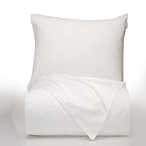Bianca Plain Dyed White Duvet Cover Set 240x220+50x85(2) +... - Maison & Cuisine Amazon Royaume-Uni à 27.95€