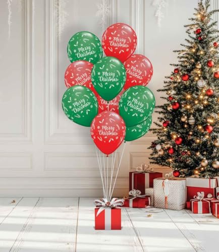 P'TIT CLOWN - 24179 - Lot de 10 Ballons Noël Ø23 cm "Merry... - Maison & Cuisine Amazon France à 1.99€
