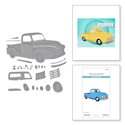 Spellbinders Matrices de découpe Timeless Truck gravées de... - Loisirs Créatifs Amazon France à 13.82€