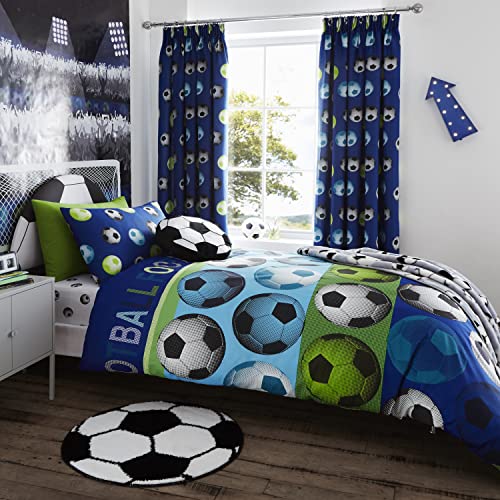Catherine Lansfield Football Blue Bettwäsche-Set, 240 x 220... - Maison & Cuisine Amazon Allemagne à 37.44€