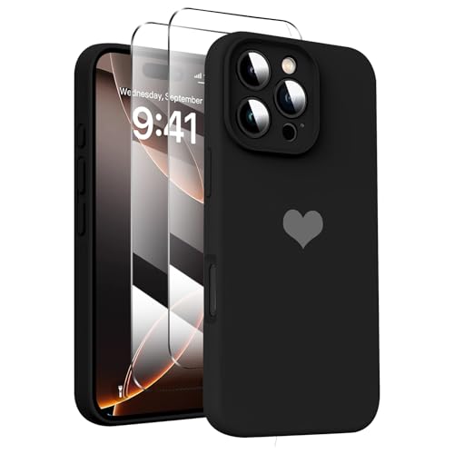 Pouzihu Custodia per iPhone 16 Pro, in silicone, con 2... en promo sur Amazon