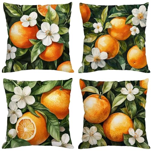 Wasserfest Outdoor Kissen Orange Kissenbezug 55 x 55 4er... - Jardin & Extérieur Amazon Allemagne à 23.00€