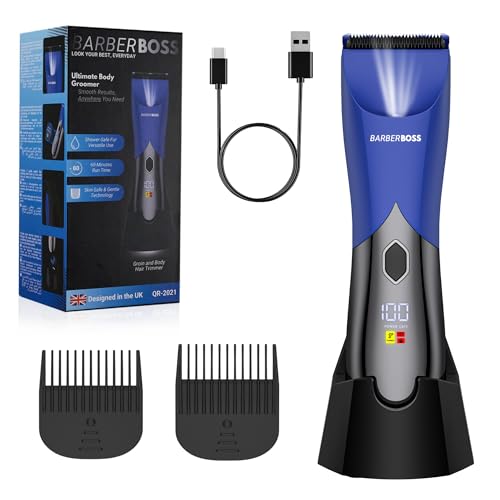 BarberBoss Men's Electric Body Shaver, Rechargeable... - Beauty & Fragrances Amazon UK à 8.74€