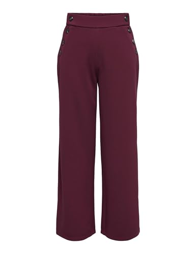 ONLY Onlrina Life Button Pant Jrs Noos, Tawny Port, (L) W x... - Maison & Cuisine en promo à 20.96€