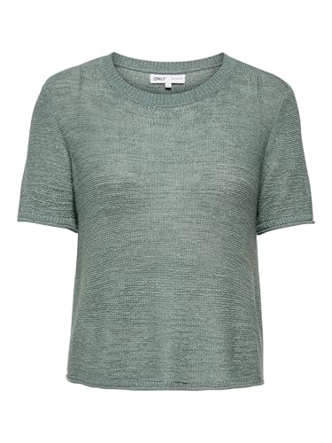 ONLY Onlsunny S/S Jersey KNT Noos, Laurel Wreath, XL - Bon plan à 18.10€