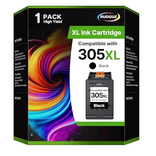 RUDGUZ 305XL Cartouches d'encre compatibles pour HP 305 XL... en promo à 25,79€ (-42%) sur Amazon FR