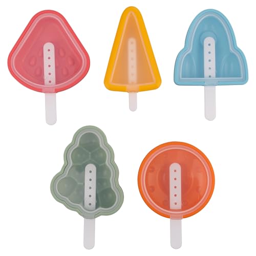 Juego de 5 moldes para helados y helados DIY - Jouets & Jeux Amazon Espagne à 5.28€