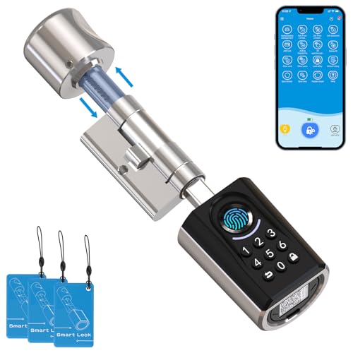 RUILON Serrure connectée porte entree - IP65 Serrure code... - Auto & Moto Amazon France à 118.99€