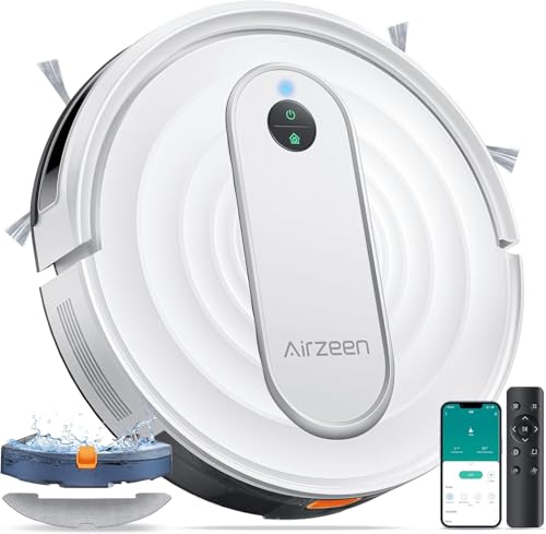 Airzeen Staubsaugerroboter, 4000 PA, Staubsaugerroboter... - Maison & Cuisine Amazon Allemagne à 124.15€