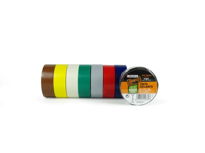 Cinta aislante marrón 10x19mm, resistente, autoextinguible... - High-Tech & Électronique Amazon Espagne à 2.55€