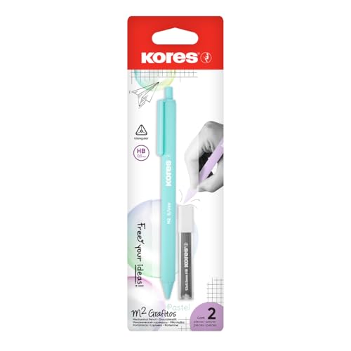 Kores - M2 Grafitos - Mechanical Pencil with Rubber in... - Fournitures Bureau Amazon Royaume-Uni à 1.28€