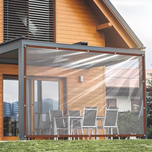 Telo Trasparente con Occhielli - 1x3m Telo Trasparente per... - Jardin & Extérieur Amazon Italie à 7.59€