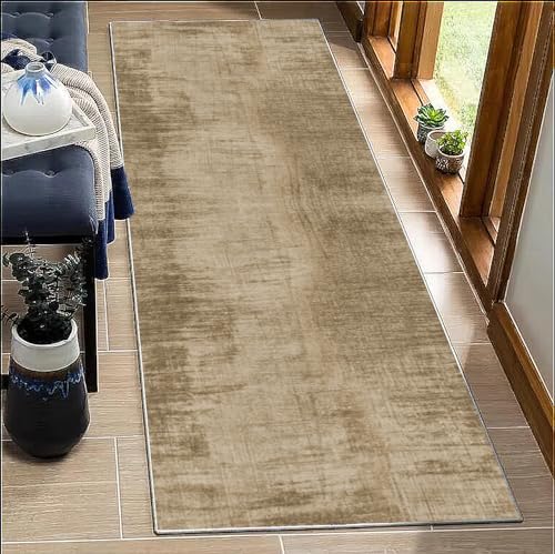 BORKOY Abstract Coffee Hallway Runner Rug 90x500cm –... - Maison & Cuisine Amazon Royaume-Uni à 16.99€