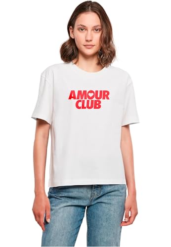 Miss Tee Mst336-amour Club Heart tee Camiseta, Blanco, S... - Mode & Vêtements en promo à 9.28€