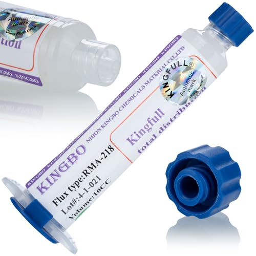 Rosfix Flux de Soudure Kingbo RMA-218 10cc – Type No-Clean... - High-Tech & Électronique Amazon France à 5.99€