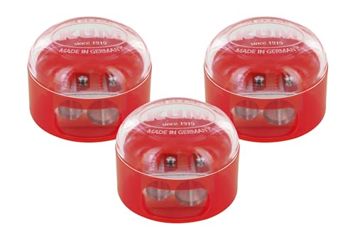 KUM AZ301.08.16-R - Double taille-crayon avec couvercle 208... - Jouets & Jeux en promo à 4.87€