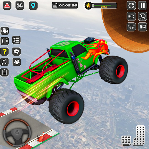 Monster Truck Stunts Games - Extreme Off road Ramp Racing... - Jeux Vidéo & Consoles Amazon Italie à 4.19€