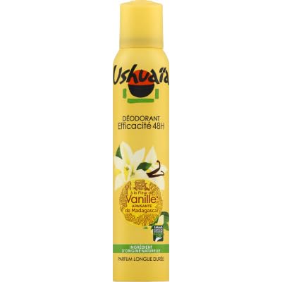 Ushuaïa Deodorant Spray Efficacite 48h Anti-Traces Vanille... - Beauté & Parfums Amazon France à 4.69€