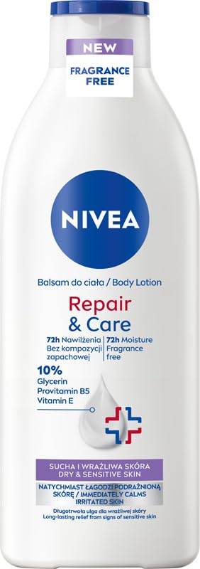 NIVEA Repair & Care Sensitive Body Lotion for Sensitive... - Beauty & Fragrances Amazon UK à 4.00€