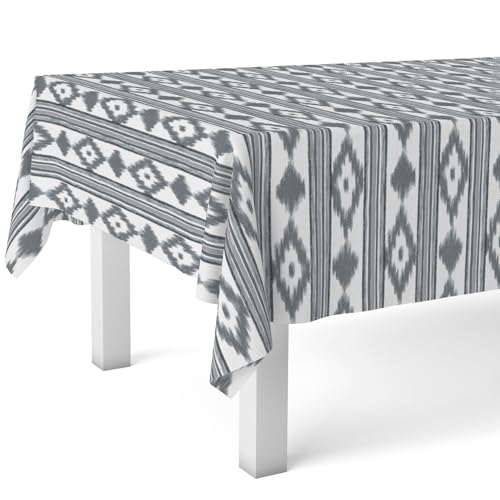 Martina Home MALLORKI BLACK Oilcloth Tablecloth 250 x 140 cm - Home & Kitchen Amazon UK à 9.34€